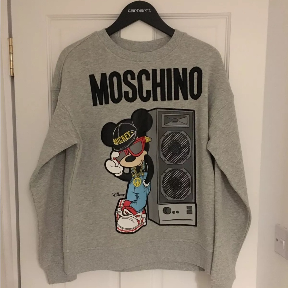 Moschino mickey mouse pull over sweater h&m collab - Picture 3 of 3